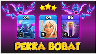 Super Powerful Attack Th11 Pekka-BoBat |Best Th11 Attack strategies| 3 Star Th11 VS Th12 War Attack