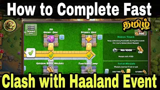 Easily Complete Clash With Haaland Event In Tamil - Clash Of Clans tamil