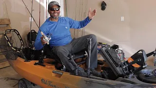 My Old Town Sportsman 106 PDL Kayak Fishing Setup