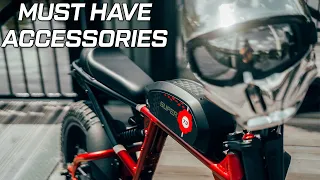 3 Accessories You Must Have for Your E-Bike! (Super 73, Monday, Onyx)