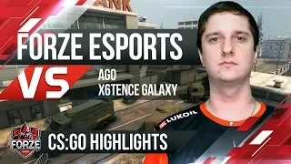 CS:GO Highlights: forZe vs. AGO, X6TENCE @ECS Season 7