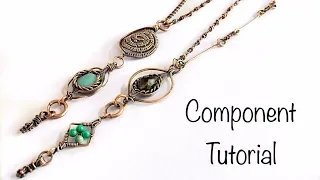 Jewelry Tutorial/Vintage Herringbone Component