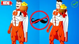 Omni-Man, but NO MUSTACHE Glitch Fortnite: Invincible Unmasked