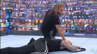 Edge Returns and attack Roman Reigns WWE SmackDown Highlights 02 07 2021