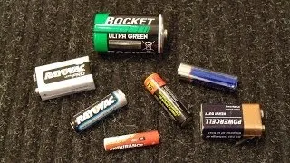 How To Test Standard AA, AAA, D, C, and 9V Batteries with a Multimeter