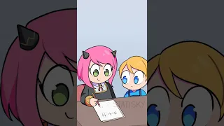 Aqua corrects homework (Oshi no Ko/ Spy x Family)