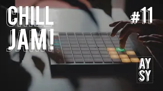 Making a Electro-Trap beat with the Novation Launchpad X | Chill Jam #11