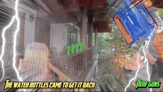 The water bottle came to get it back ep.3 NERF first person shooter