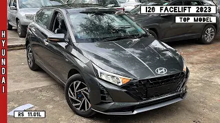 New Hyundai i20 Facelift 2023 👌 New Amazon Grey Colour - Top Model | i20 Asta (O) iVT - Rs 11.01L