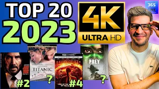 TOP 20 4K Ultra HD Blu-ray 2023! Las mejores películas que harán lucir tu cine en casa!