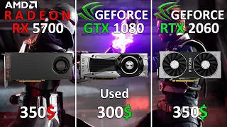 RX 5700 vs GTX 1080 vs RTX 2060