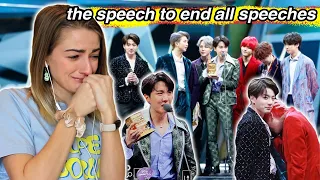 the emotional 2018 MAMA speech - BTS Reaction :')