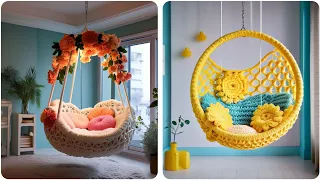 Beautiful Crochet Swing knitted with wool