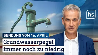 Grundwasserpegel immer noch zu niedrig | hessenschau vom 16.04.2023