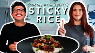 Paris Berelc Makes the Best Sticky Chicken | Cooking With Bradley