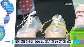 Benessere dei piedi: i consigli del tecnico ortopedico - Unomattina 15/02/2021