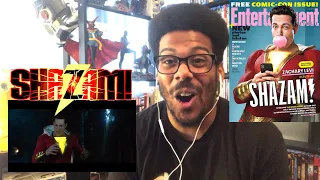 SHAZAM! Official Teaser Trailer Comic Con REACTION!