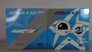 DOUBLE NG Models Air Transat Airbus A321 & A321Neo Model Unboxings & Reviews!