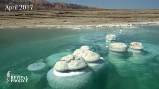Two years time lapse photography of the Dead Sea. 2016-2018