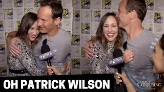 Patrick Wilson interrupts Vera Farmiga interview at SDCC 2018