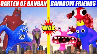 Giant Garten of Banban vs Giant Rainbow Friends Turf War | SPORE