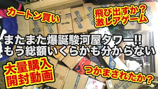 【爆誕駿河屋タワー】近年稀に見る爆買い 激レアゲームウォッチ 新品カセットカートン買い【開封動画】総額20万円超30箱超  1/6 お宝発見【ゲーム芸人フジタ】【開封芸人】【福袋芸人】【駿河屋芸人】