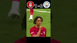 Liverpool vs Man City Final Community Shield 2022.Fight Between Red and Blue. #núñez #salah #haaland