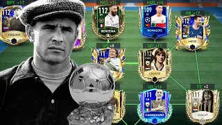 ВСЕ ОБЛАДАТЕЛИ ЗОЛОТОГО МЯЧА В МОЁМ СОСТАВЕ В FIFA MOBILE!!