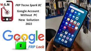 Comment débloquer un compte Google sur Tecno Spark 8c [ KG5k ]  FRP Bypass Without Pc | No