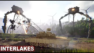 Interlakes - Epic Battle with Tripods - Early Gameplay (War of the Worlds)