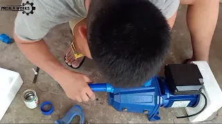 HOW TO SET UP ELECTRIC WATER PUMP | FITTINGS | 1HP ELECTRIC WATER PUMP