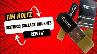 Tim Holtz Collage Brush Review