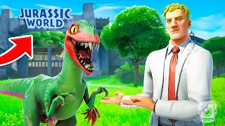 Opening JURASSIC WORLD in Fortnite Challenge!