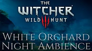 The Witcher 3 - White Orchard Night Ambience (ASMR, Wind, Music, Crickets) for Relaxing and Working