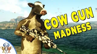 Just Cause 4 Cow Gun Easter Egg Location Cow-Moo-Flage (Udder Maddness) Turn Everyone into Cows