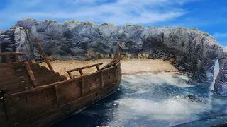 How to build a realistic beach diorama