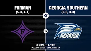 1995 Week 10 - Furman at Georgia Southern