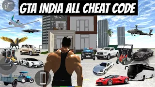 GTA Indian All Cheat Code | Indian Bike & Car Driving 3D All Cheat Code