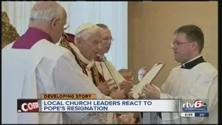 Hoosiers react to announcement of Pope Benedict XVI's imminent resignation