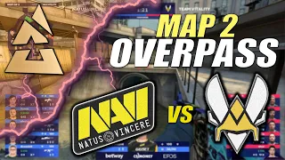 Navi vs Vitality - Blast Finals - Overpass - Map 2 - CS:GO