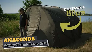 Ten dodatek zwiększa i tak duży namiot karpiowy Anaconda Cusky Prime Dome 190