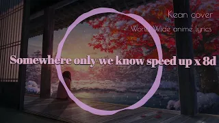 Somewhere only we know (speed up x 8d)