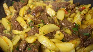 Wow! The best potatoes and beef recipe I ever made! My family request for it all the time...