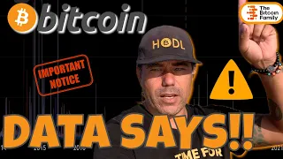 YES!!! THIS NEW BITCOIN DATA IS IMPORTANT TO UNDERSTAND!!! It could change your future!!