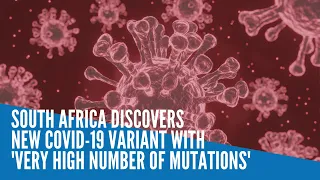 South Africa discovers new COVID-19 variant with 'very high number of mutations'