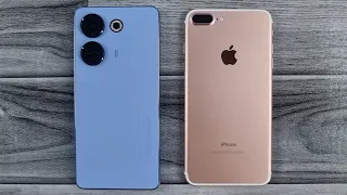 iPhone 7 Plus Vs Tecno Camon 20 - Speed Test