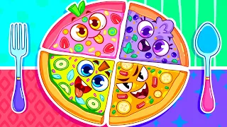 My Special Pizza 👩‍🍳🍕 || Kids Cartoon by Pit & Penny Stories 🥑✨ #forkids #cartoon  #pizza