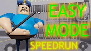 BARRY'S PRISON RUN Roblox Obby PlatinumFalls - EASY MODE SPEED RUN 502s 🥇First Place No Gadgets