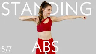 10 Min Standing Abs Workout to get RIPPED ABS (HIIT Pilates Fusion) 7 Day Challenge Day 5