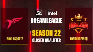 Dota2 - Talon Esports vs Team Darleng - Game 2 - DreamLeague Season 22 - CQ - SEA